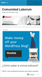 Mobile Screenshot of comunidadlaborum.wordpress.com