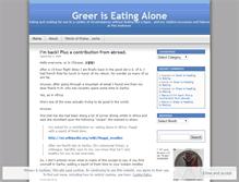 Tablet Screenshot of greeriseatingalone.wordpress.com