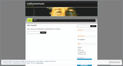 Desktop Screenshot of mattymoemusic.wordpress.com