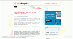 Desktop Screenshot of lilmakeuptips.wordpress.com