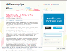 Tablet Screenshot of lilmakeuptips.wordpress.com