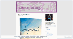 Desktop Screenshot of mamajourney.wordpress.com