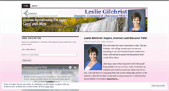 Desktop Screenshot of lesliegilchrist.wordpress.com