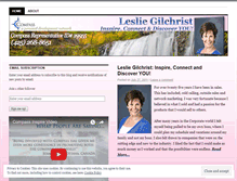 Tablet Screenshot of lesliegilchrist.wordpress.com