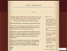 Tablet Screenshot of chayproject.wordpress.com