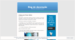 Desktop Screenshot of blogdedecoracao.wordpress.com