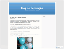 Tablet Screenshot of blogdedecoracao.wordpress.com