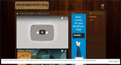 Desktop Screenshot of elreciclajecolvia.wordpress.com