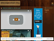 Tablet Screenshot of elreciclajecolvia.wordpress.com