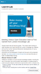 Mobile Screenshot of learnitlab.wordpress.com