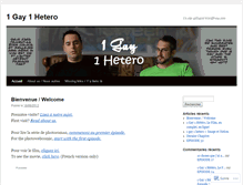 Tablet Screenshot of 1gay1hetero.wordpress.com