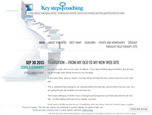 Tablet Screenshot of keystepscoaching.wordpress.com