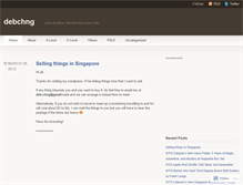 Tablet Screenshot of debchng.wordpress.com