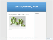 Tablet Screenshot of lauraappelman.wordpress.com