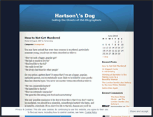 Tablet Screenshot of hartsonsdog.wordpress.com