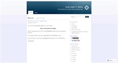 Desktop Screenshot of catscanman.wordpress.com