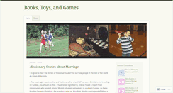 Desktop Screenshot of bookstoysgames.wordpress.com