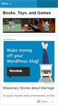 Mobile Screenshot of bookstoysgames.wordpress.com