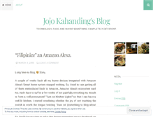 Tablet Screenshot of jojokahanding.wordpress.com