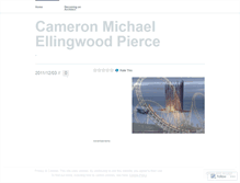 Tablet Screenshot of cameronmichaelellingwoodpierce.wordpress.com