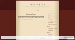 Desktop Screenshot of gladiatus123.wordpress.com