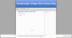 Desktop Screenshot of goodwine.wordpress.com