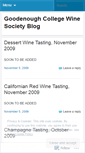 Mobile Screenshot of goodwine.wordpress.com