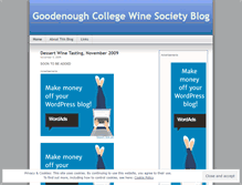 Tablet Screenshot of goodwine.wordpress.com