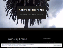 Tablet Screenshot of nativetotheplace.wordpress.com