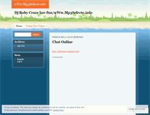 Tablet Screenshot of djrobycrazemyblog.wordpress.com