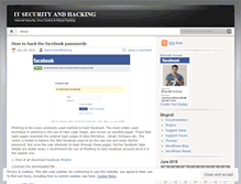 Tablet Screenshot of itsecurityandhacking.wordpress.com