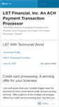 Mobile Screenshot of lstfinancial.wordpress.com