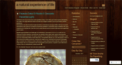 Desktop Screenshot of anaturalexperienceoflife.wordpress.com