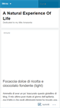 Mobile Screenshot of anaturalexperienceoflife.wordpress.com