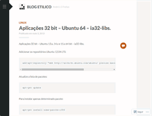 Tablet Screenshot of blogetilico.wordpress.com