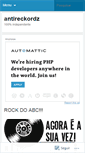 Mobile Screenshot of antireckordz.wordpress.com