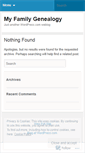Mobile Screenshot of mcmurraygenealogy.wordpress.com