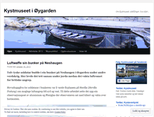 Tablet Screenshot of kystmuseet.wordpress.com