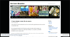 Desktop Screenshot of omlivetibrasilien.wordpress.com