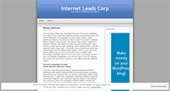 Desktop Screenshot of internetleadscorp.wordpress.com