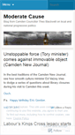 Mobile Screenshot of moderatecause.wordpress.com