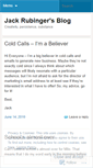 Mobile Screenshot of jackrubinger.wordpress.com