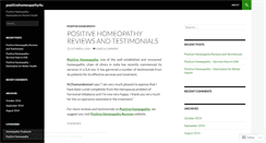 Desktop Screenshot of positivehomeopathy4u.wordpress.com