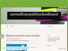 Tablet Screenshot of ourstuffcmcpublicschoolboard.wordpress.com