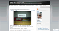 Desktop Screenshot of crystalx.wordpress.com