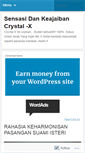 Mobile Screenshot of crystalx.wordpress.com