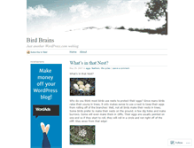 Tablet Screenshot of birdbrains.wordpress.com