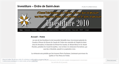Desktop Screenshot of investiture.wordpress.com