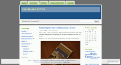 Desktop Screenshot of brianfactor.wordpress.com