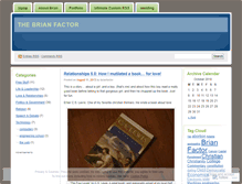 Tablet Screenshot of brianfactor.wordpress.com
